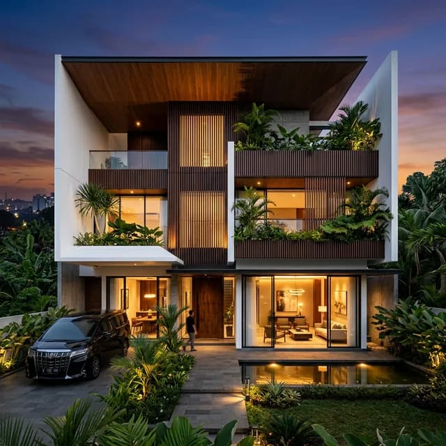 Desain Eksterior - Perspective Production Pontianak